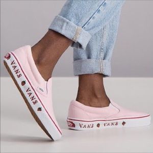 Pink strawberry Vans